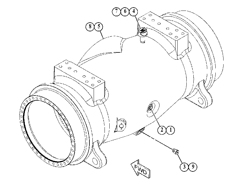 HOUSING GP-REAR AXLE 4420686 CAT