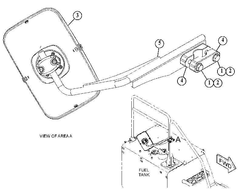 MIRROR GP-SIDE VIEW 5480293 CAT