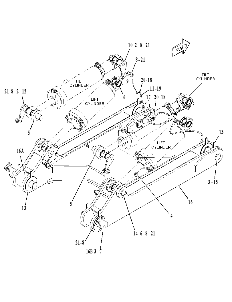 FRAME GP-RIPPER 3789331 CAT