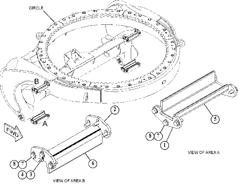 MOUNTING GP-BLADE 4588754 CAT