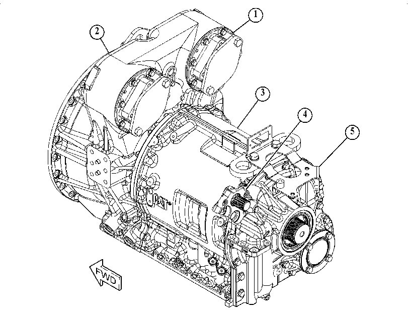 TRANSMISSION AR-CORE 5238749 CAT