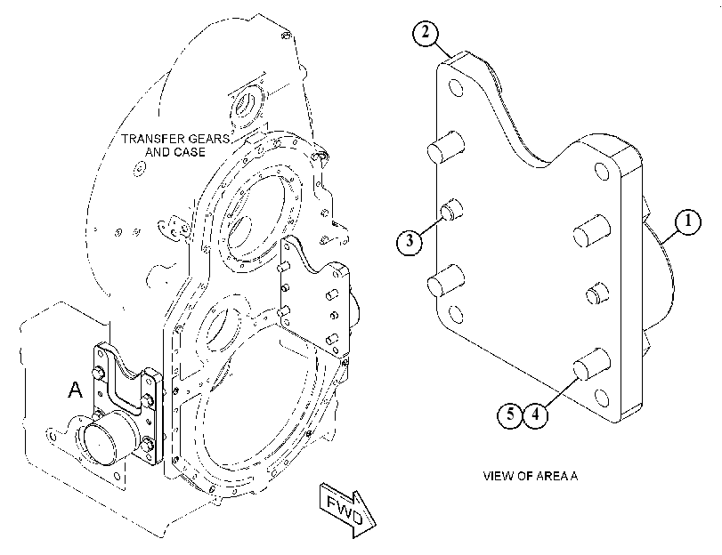 SUPPORT GP-TRANSMISSION 4219560 CAT
