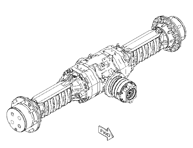 AXLE GP-DRIVE 5101511 CAT