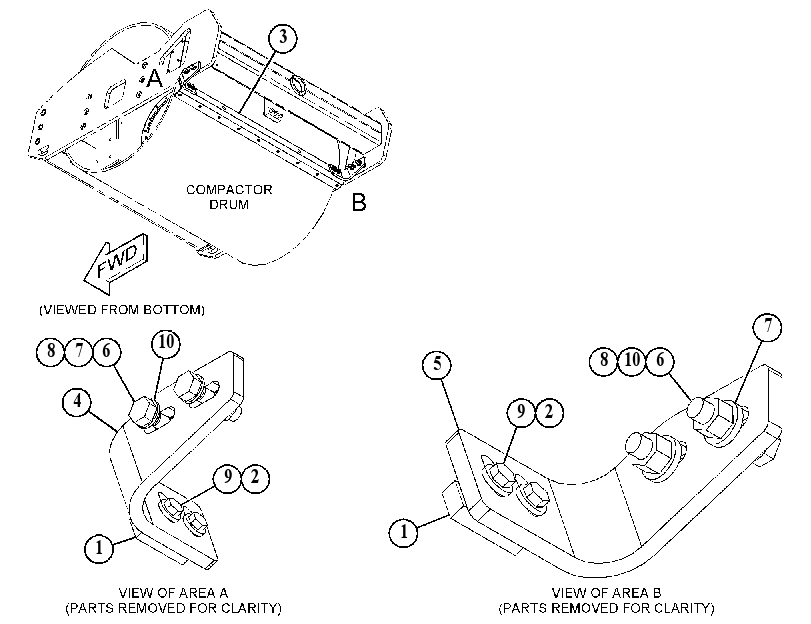 SCRAPER GP-DRUM 4910270 CAT