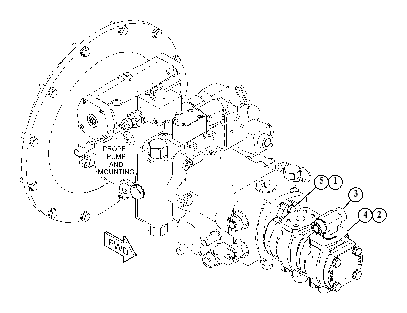 PUMP & MTG GP-GEAR 4871992 CAT