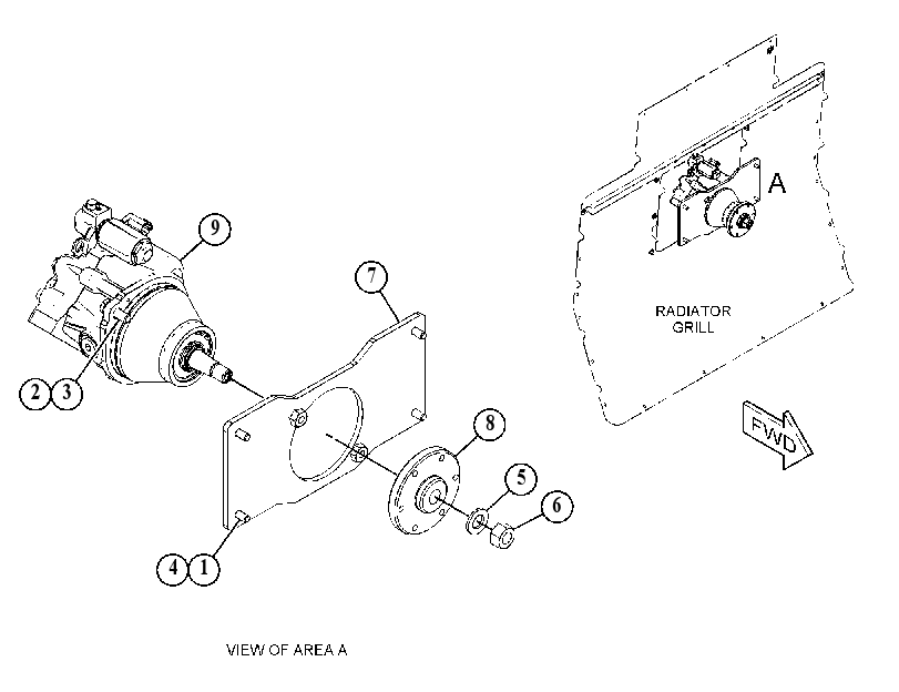 FAN & MOTOR GP 5108320 CAT