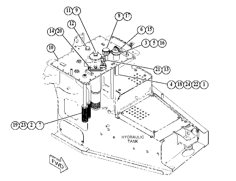 COVER GP-HYDRAULIC TANK 5234913 CAT