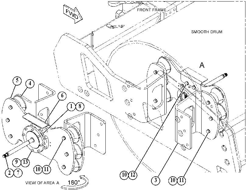 DRIVE GP-SUPPORT & VIBRATORY 4868268 CAT