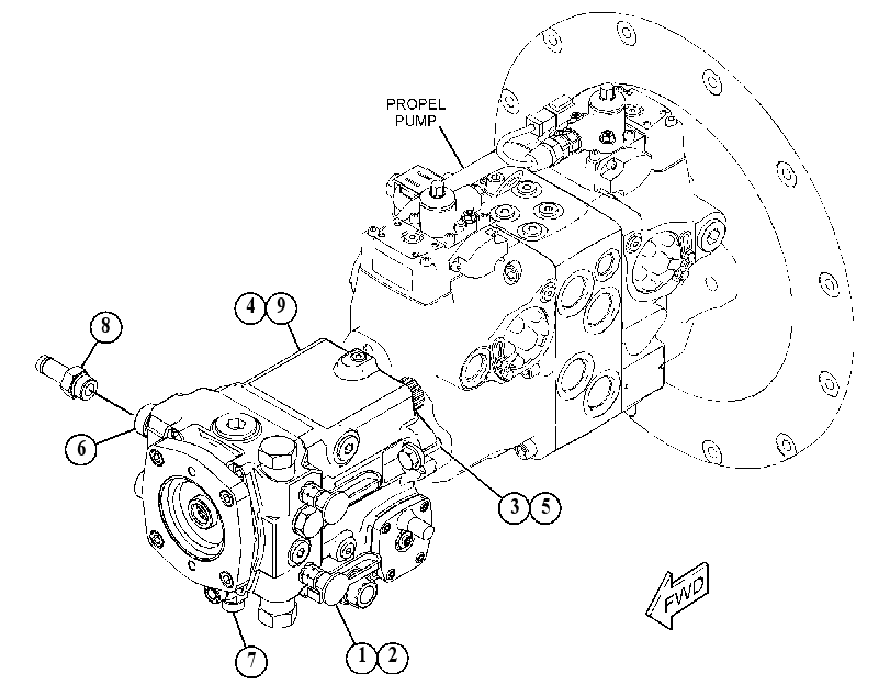 PUMP & MTG GP-VIBRATORY 4871950 CAT