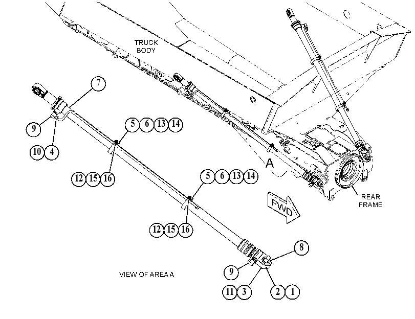 CYLINDER GP-HOIST 5224293 CAT