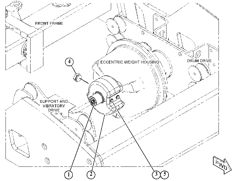 SHAFT GP-ECCENTRIC WEIGHT 5064203 CAT