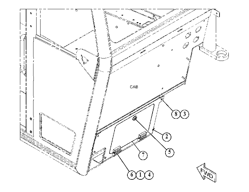 COVER & MOUNTING GP-CAB 4598146 CAT