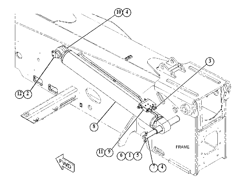 CYLINDER & MTG GP-LIFT 5460972 CAT