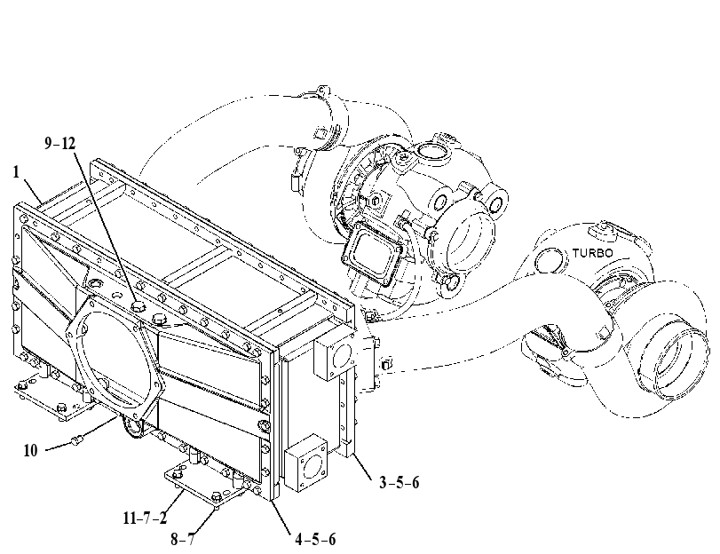 AFTERCOOLER GP-TREATED WATER 3801682 CAT