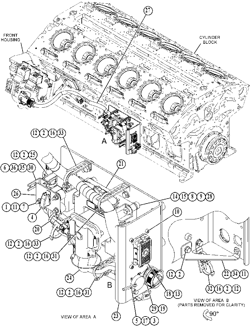 Проводка связи 5396414 CAT