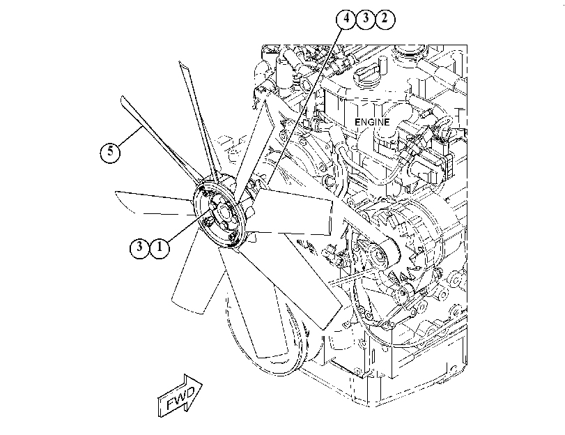 FAN GP 5583006 CAT