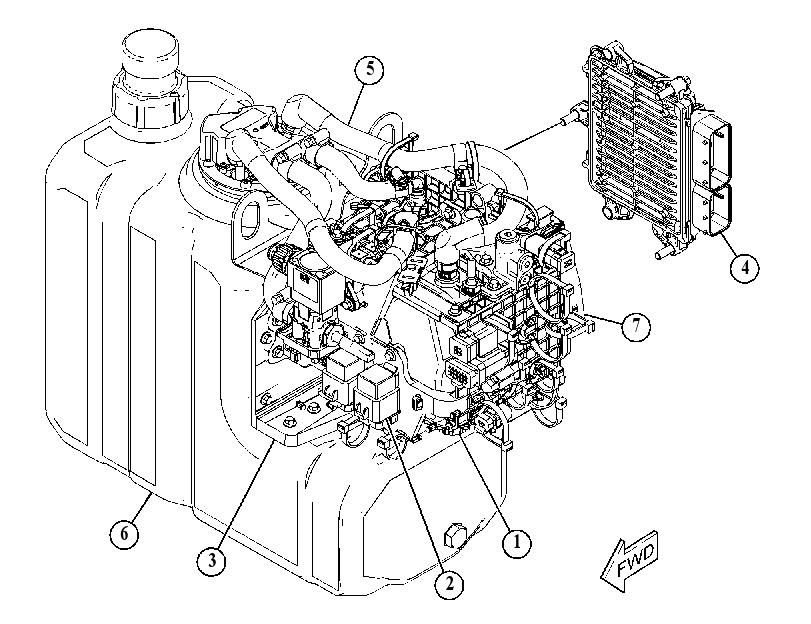 Модуль AdBlue (компоновка) 5043125 CAT