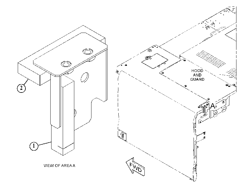 Опора шумоизоляции в сборе 5359211 CAT