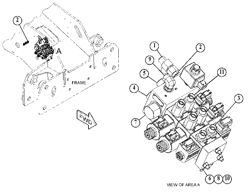 VALVE & MTG GP-STABILIZER 5444050 CAT