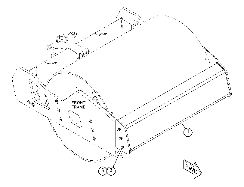 BUMPER GP-DRUM 5169525 CAT