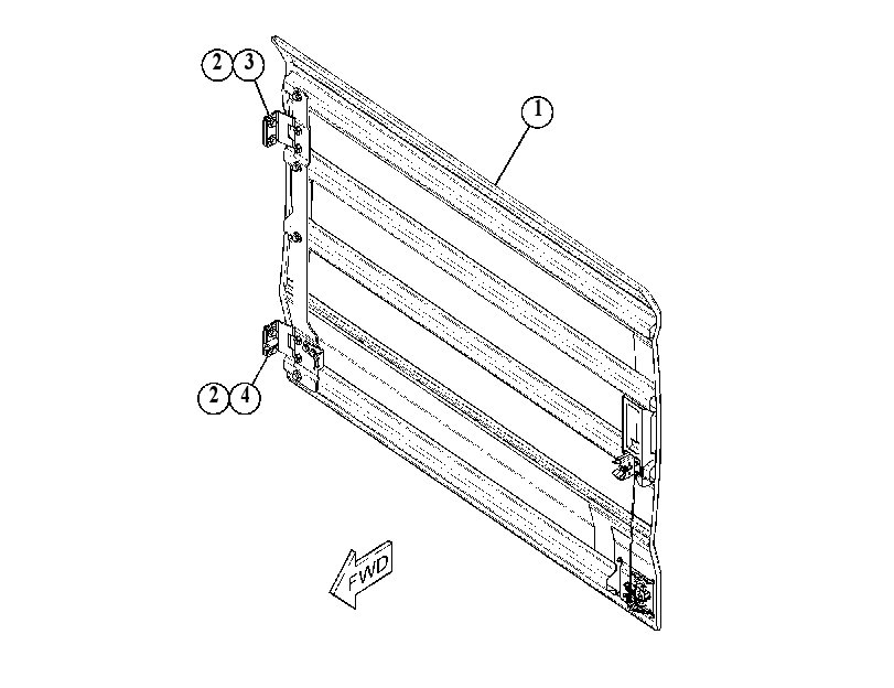DOOR & MTG GP-ACCESS 5480199 CAT