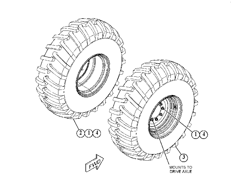 MOUNTING GP-WHEEL 5112049 CAT