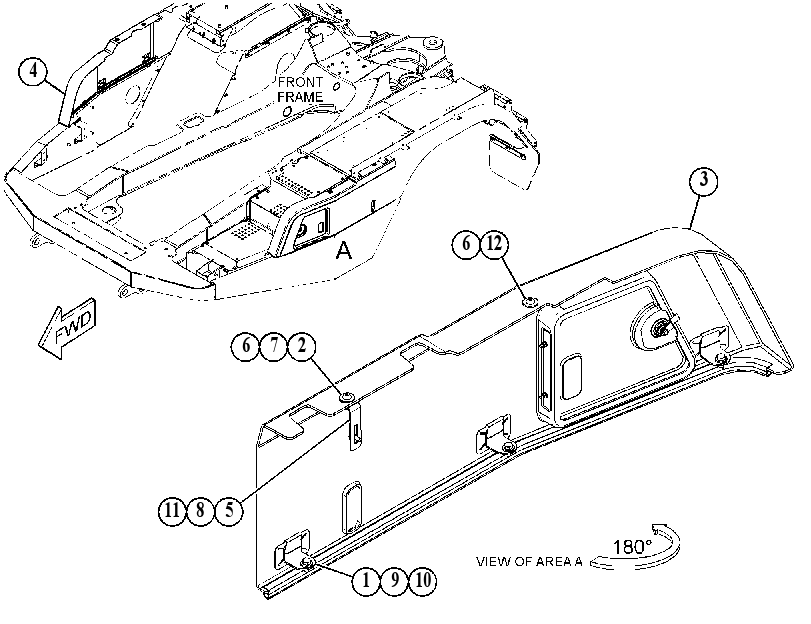PANEL GP-FENDER 4932477 CAT