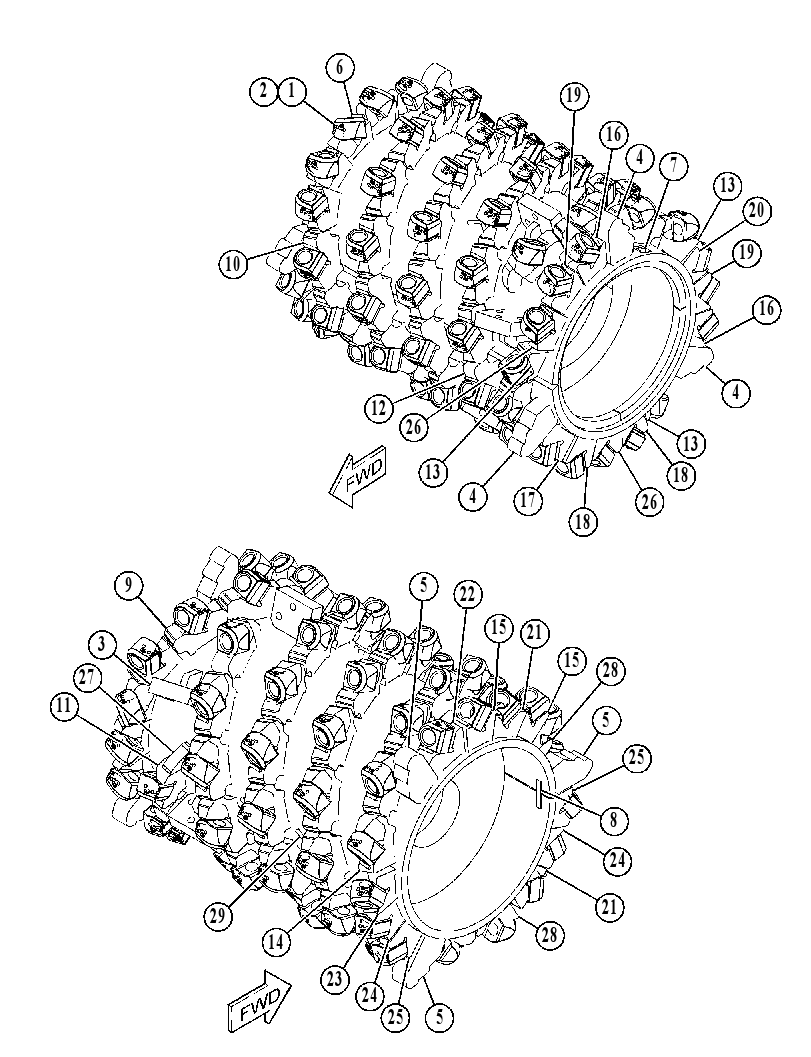 Ротор 4157354 CAT