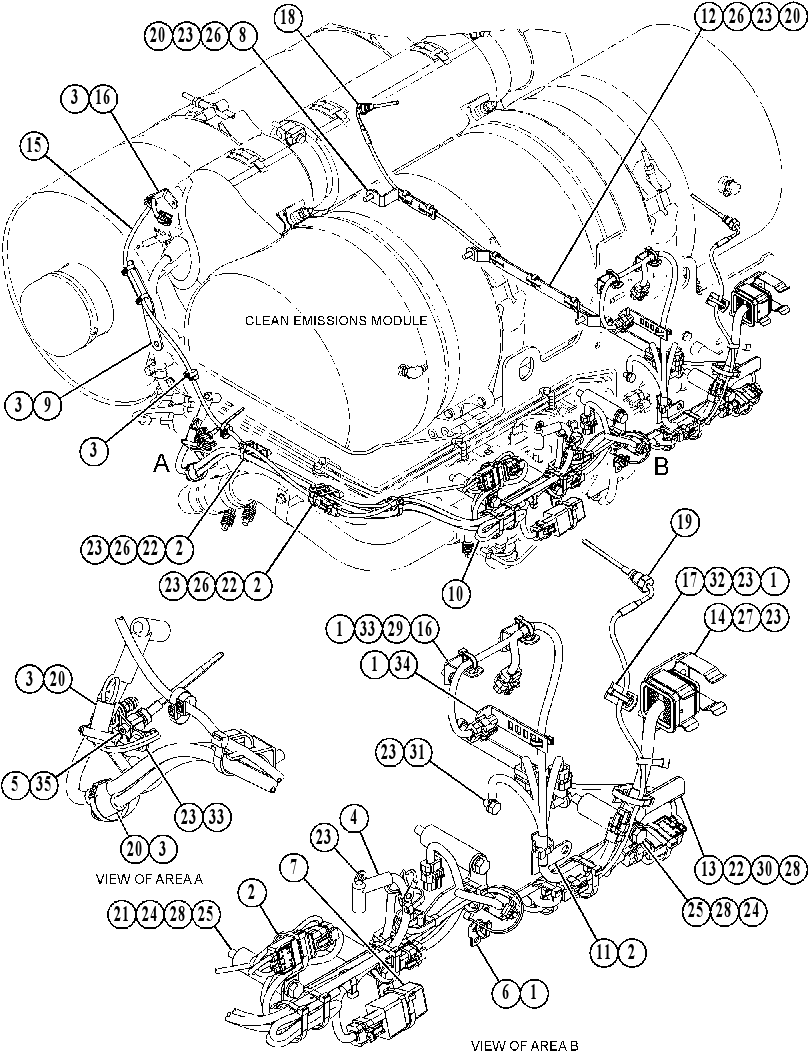 Проводка CEM 3840733 CAT