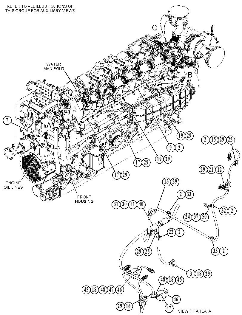 Проводка датчиков 4394953 CAT
