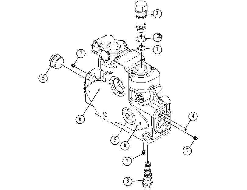 VALVE GP-MANIFOLD 4454983 CAT