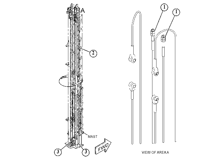 CABLE GP-MAST 5041480 CAT