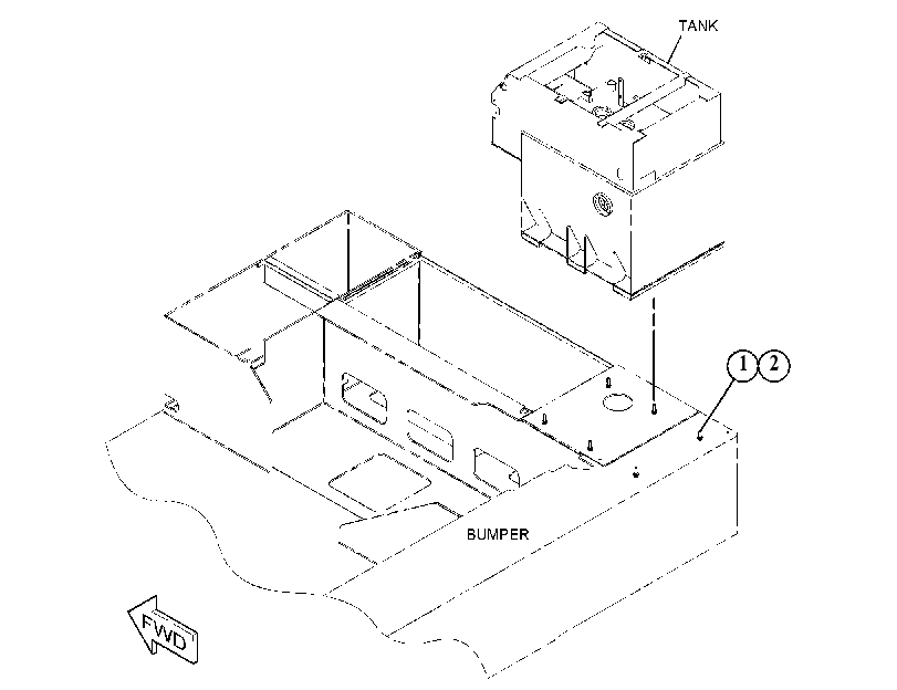 MOUNTING GP-TANK 4798177 CAT