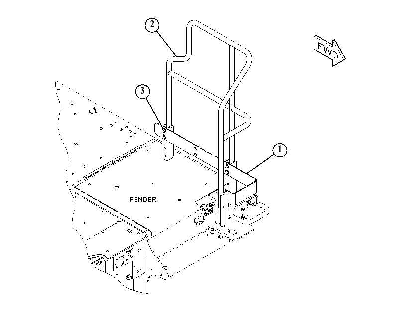 GUARDRAIL GP 4992516 CAT