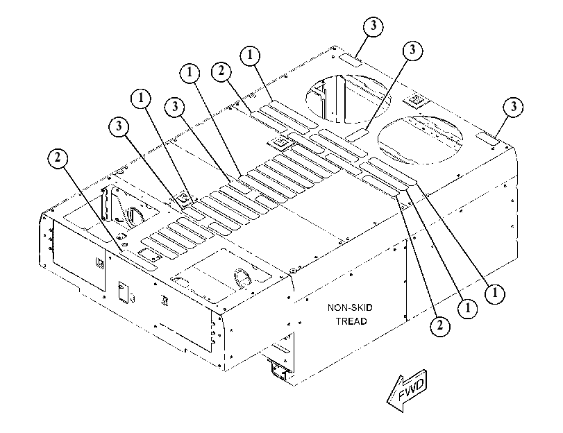TREAD GP-NON-SKID 4931928 CAT