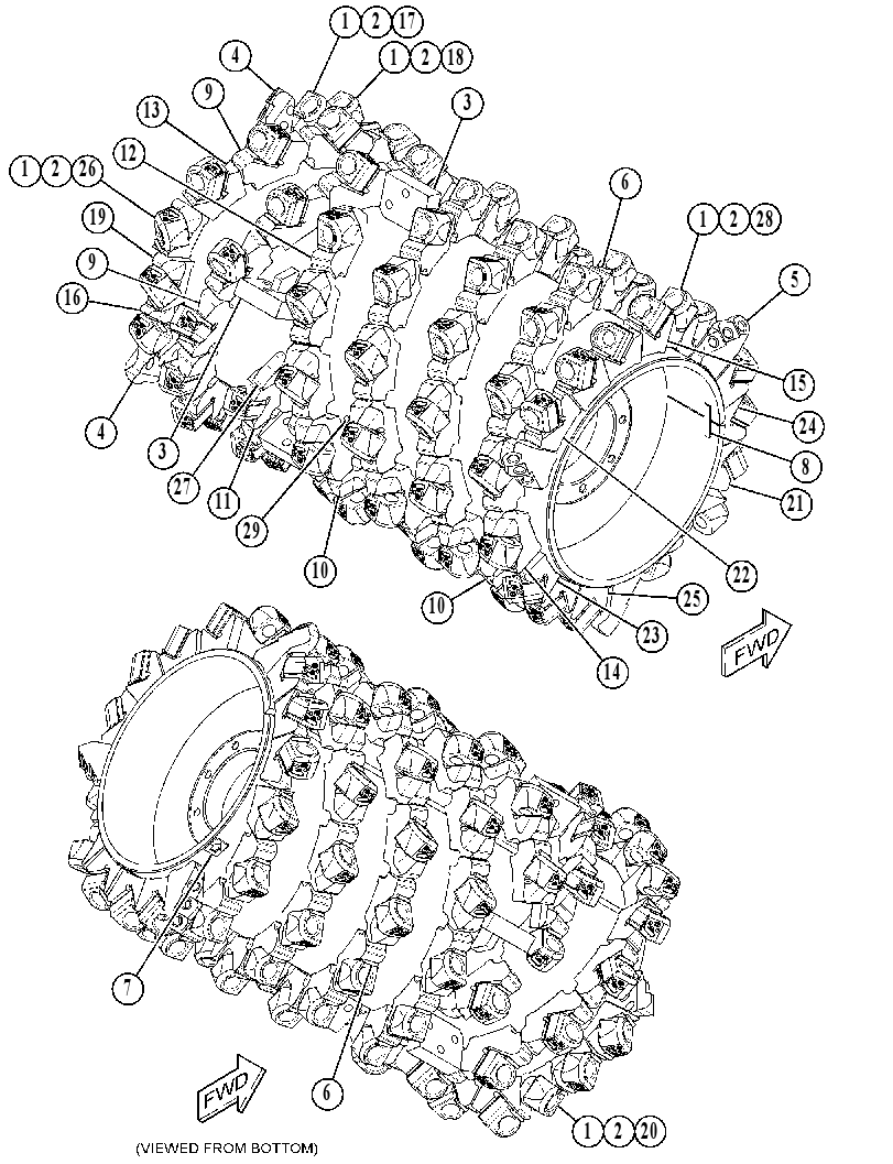 Ротор 4157355 CAT
