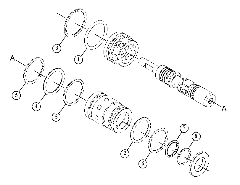 STEM & SEAL GP-VALVE 5181340 CAT