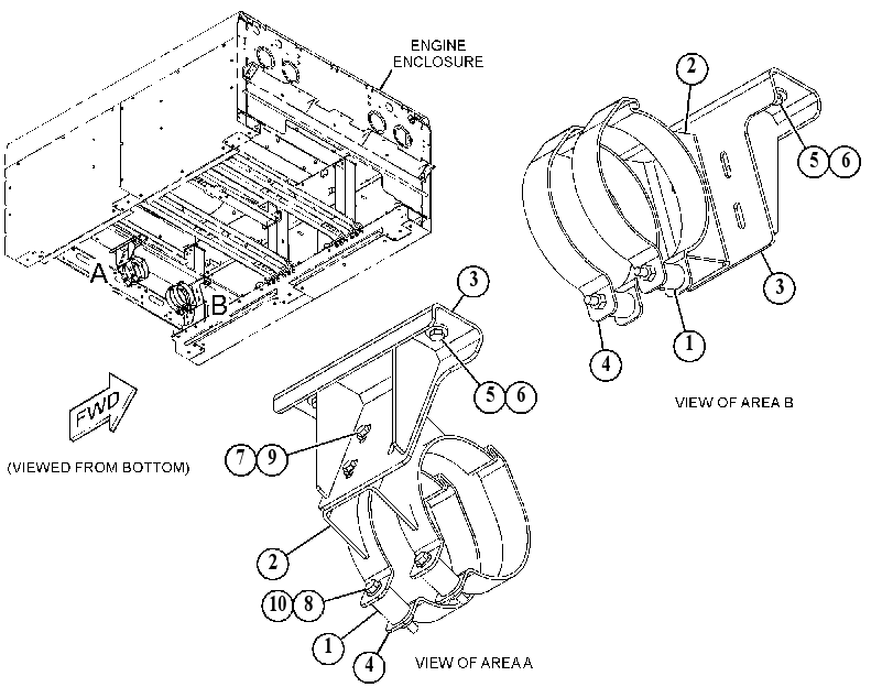 SUPPORT GP-EXHAUST 4828368 CAT