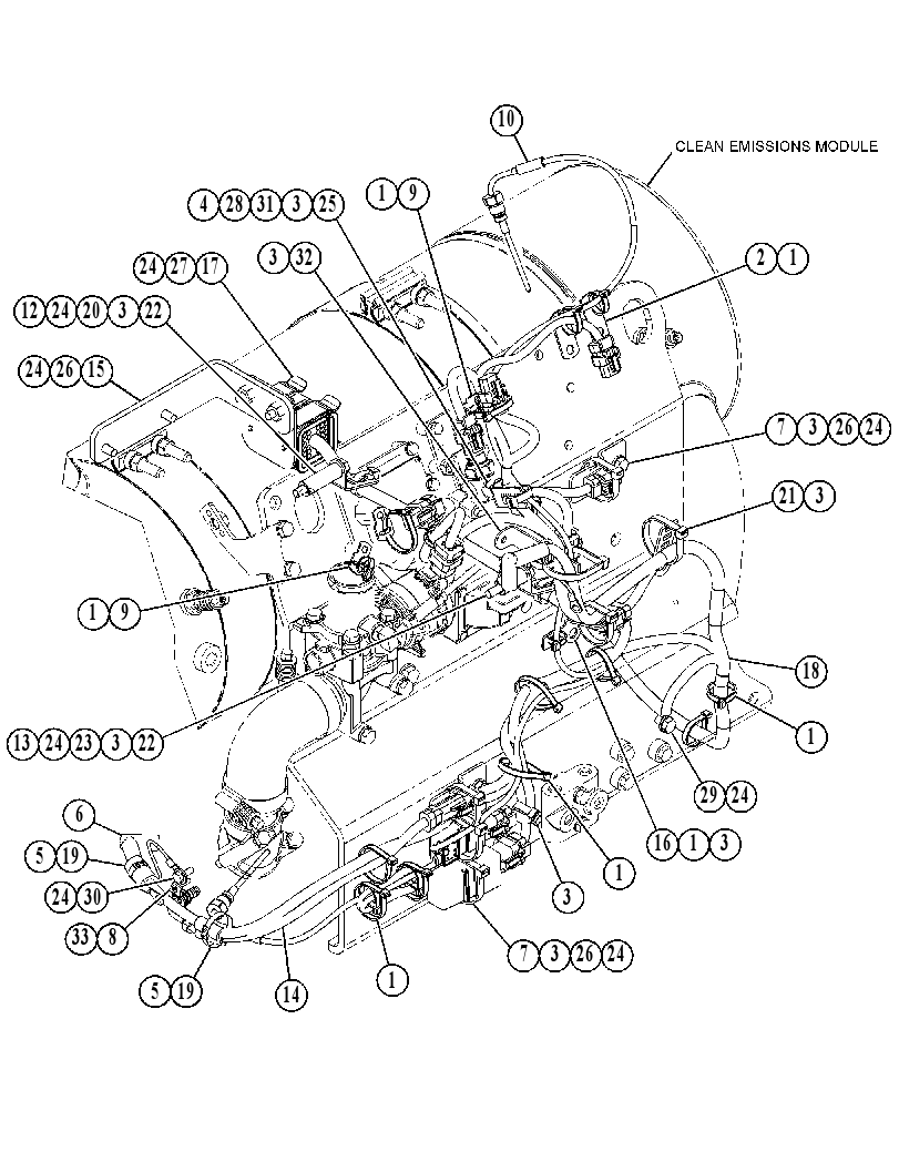 Проводка CEM 3892730 CAT