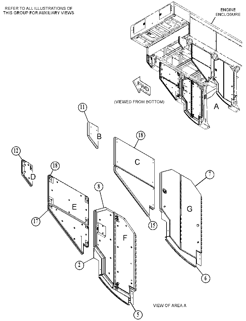 DOOR GP-HOOD 4881043 CAT