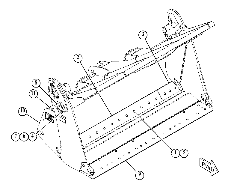 BUCKET GP 5191791 CAT