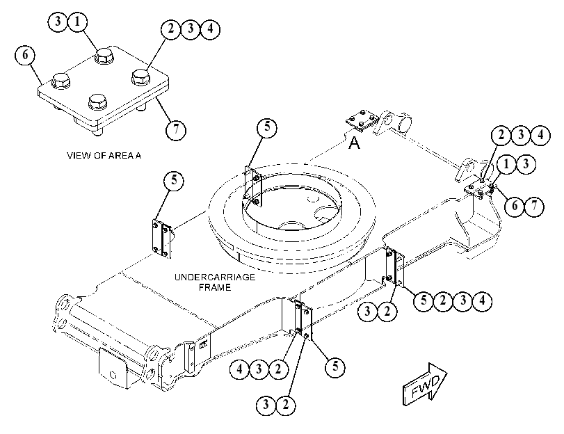 SUPPORT GP-FENDER 5382520 CAT