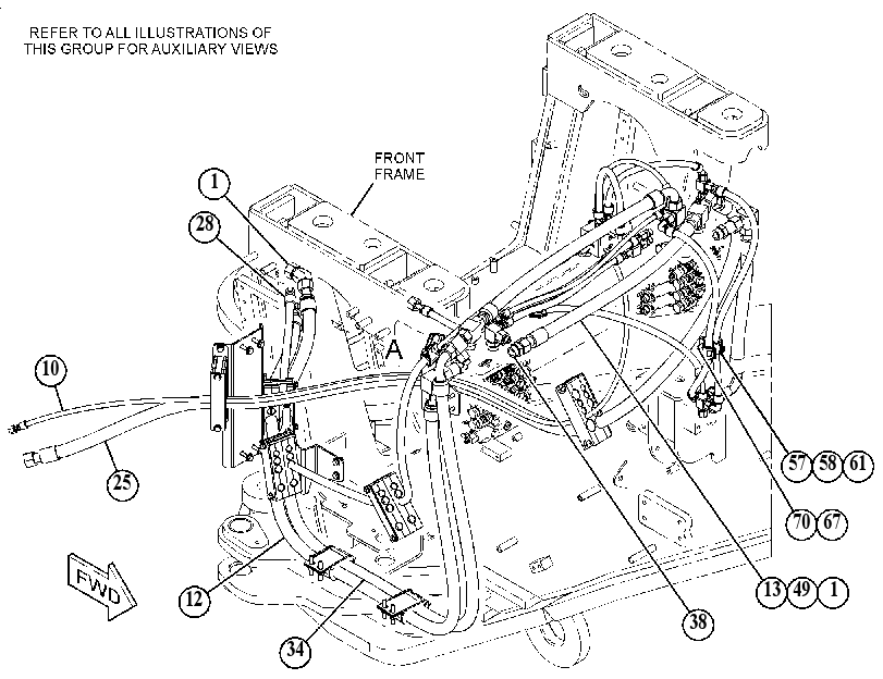 LINES GP-HYDRAULIC PUMP 3690432 CAT