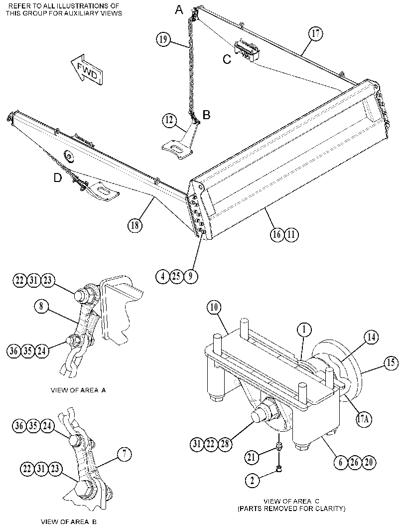 TAILGATE AR 3972858 CAT