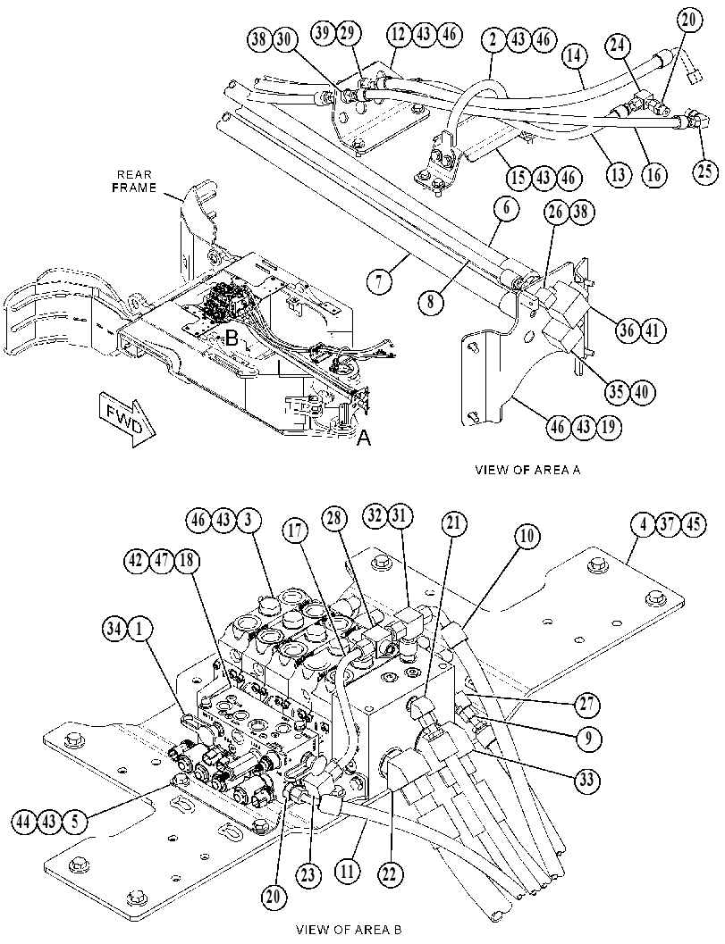 VALVE & LINES GP-MAIN CONTROL 3734378 CAT