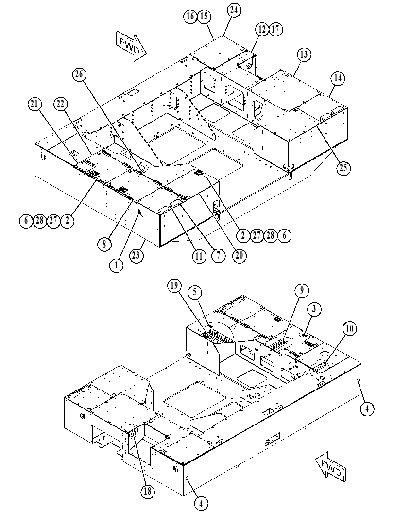 BUMPER GP-REAR 4931208 CAT
