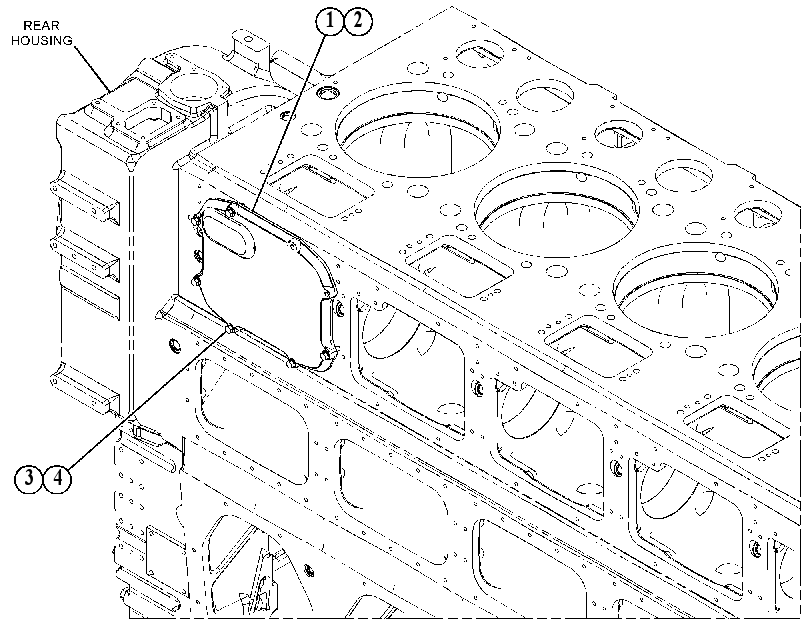 Крышка распредвала 4638041 CAT