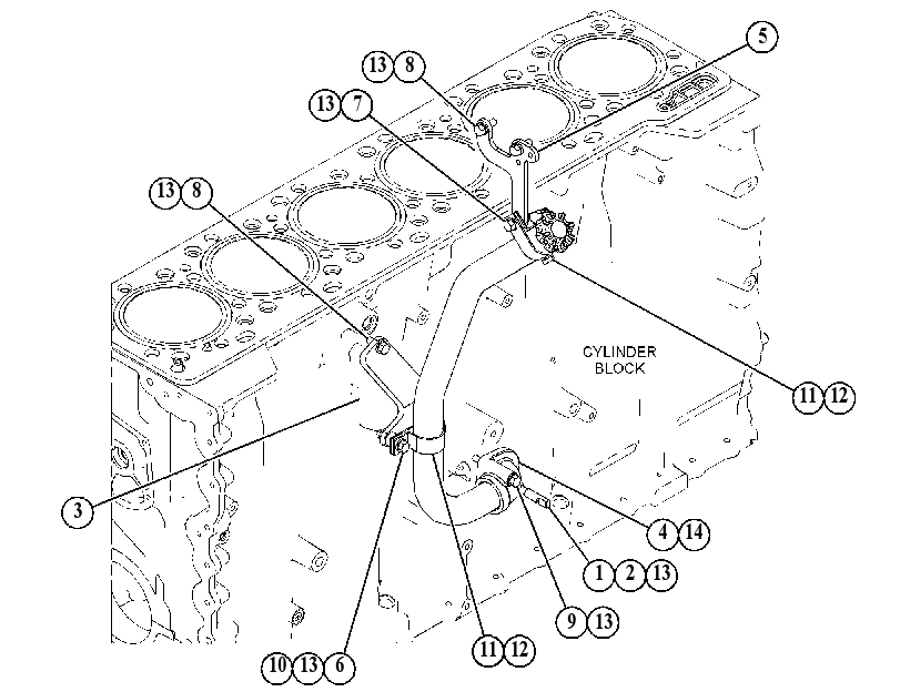 Маслозаливная горловина двигателя 4648197 CAT