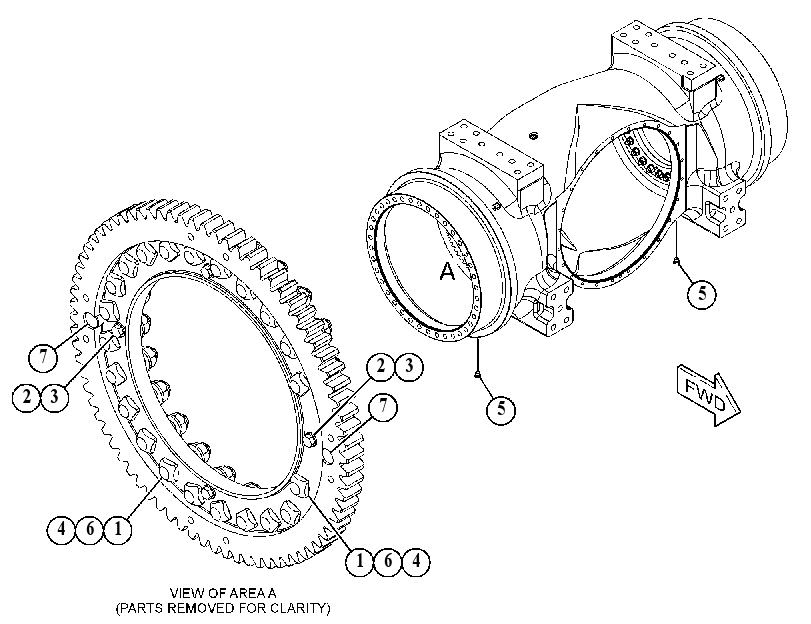 HOUSING GP-REAR AXLE 4420172 CAT
