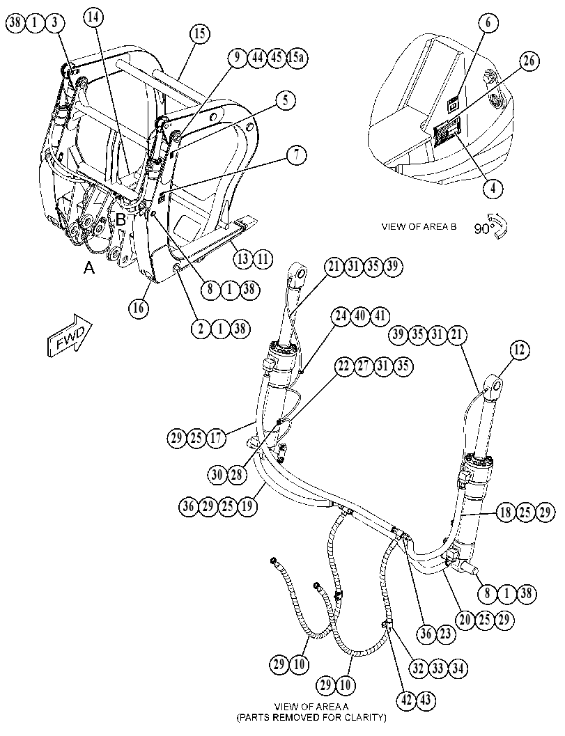 FORK GP-LOG 5491892 CAT